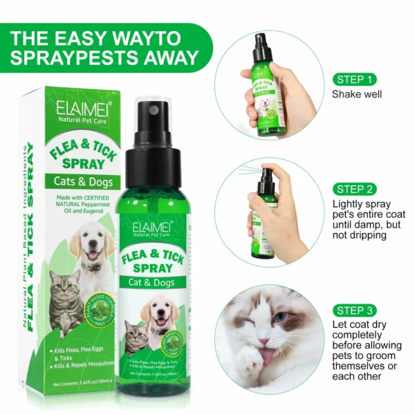 Dog Perfume: Natural Flea Spray with Peppermint