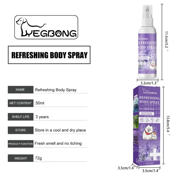 Dog Perfume - Lavender Scent Odor Remover - Image 6
