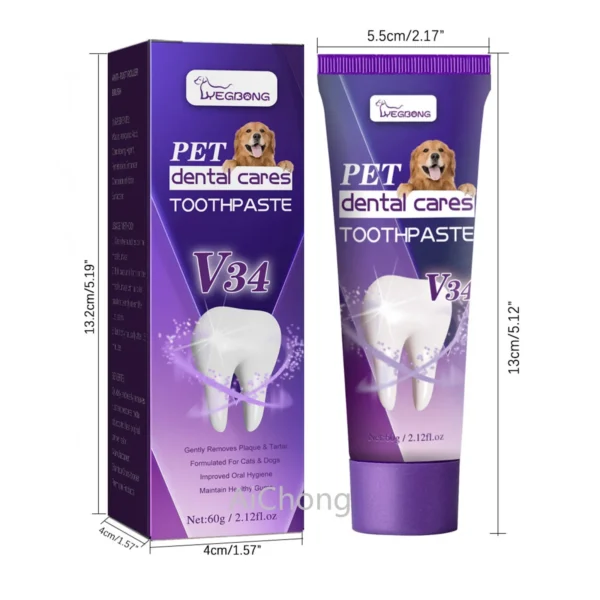 Dog Perfume Toothpaste for Bad Breath & Gums - Image 2