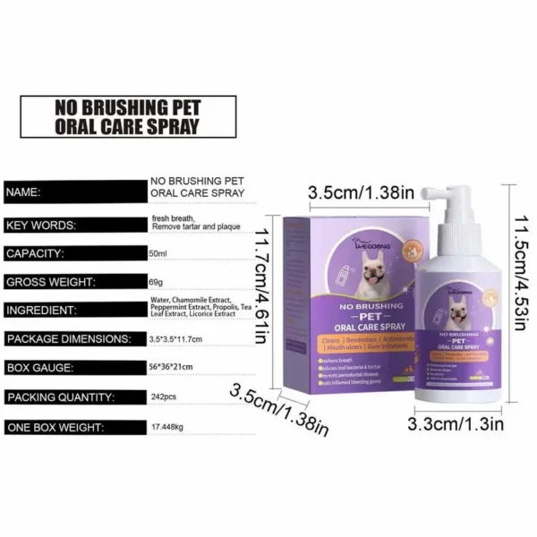 Dog Perfume - Natural Breath Spray 50ml - Image 6