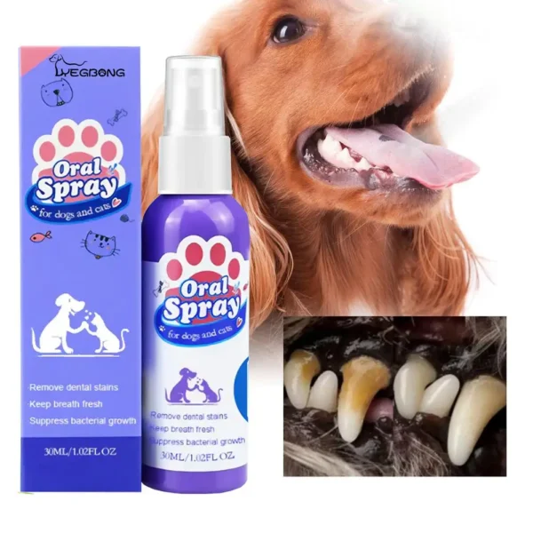 Dog Perfume - Teeth Cleaning & Breath Freshener Spray - Image 2
